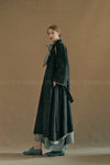 MUTEDANCE long coat with tie belt MD23FW62 gray PM99